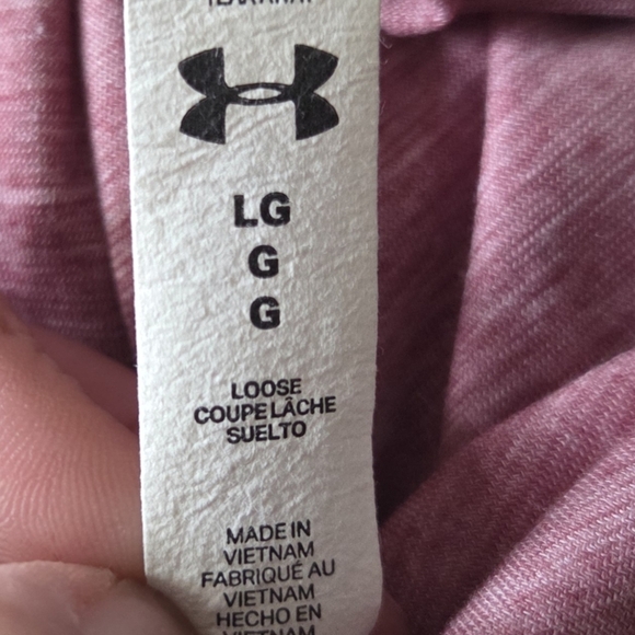 Under Armour Women's Rose Long Sleeve Top With Open Back Size L - Picture 5 of 5